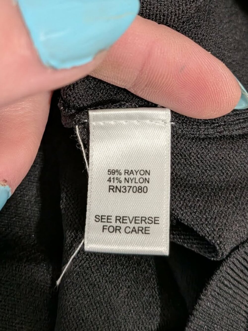 Cato Women's Iconic Ideal Sportswear Black Blouse Top NWT (Large) - Picture 5 of 5